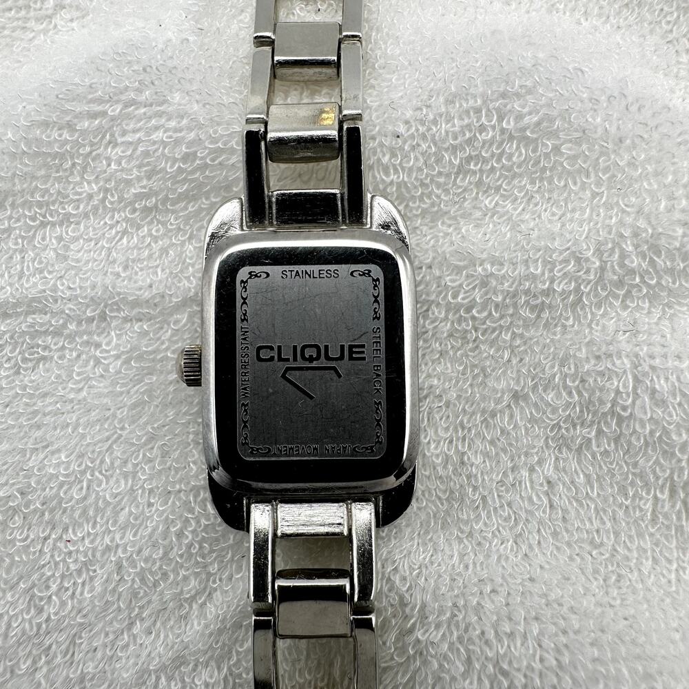 Clique Two-Tone Rectangular Quartz Watch - Picture 9 of 9